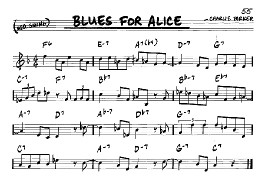 Blues For Alice (Real Book  Melody & Chords  C Instruments) von John Coltrane