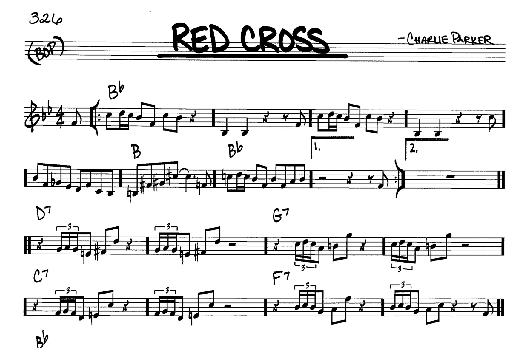 Red Cross (Real Book  Melody & Chords  C Instruments) von Charlie Parker