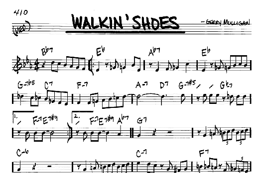 Walkin' Shoes (Real Book  Melody & Chords  C Instruments) von Gerry Mulligan