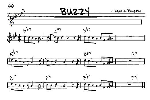 Buzzy (Real Book  Melody & Chords  C Instruments) von Charlie Parker