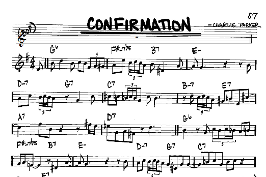 Confirmation (Real Book  Melody & Chords  Bb Instruments) von Charlie Parker