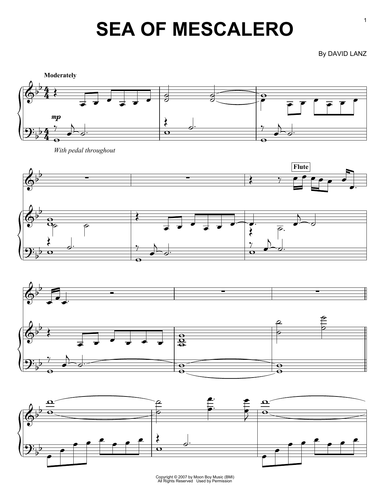 Sea Of Mescalero (Piano Solo) von David Lanz & Gary Stroutsos