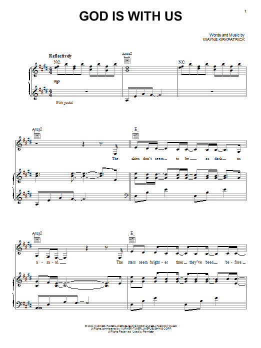 God Is With Us (Piano, Vocal & Guitar Chords (Right-Hand Melody)) von Casting Crowns