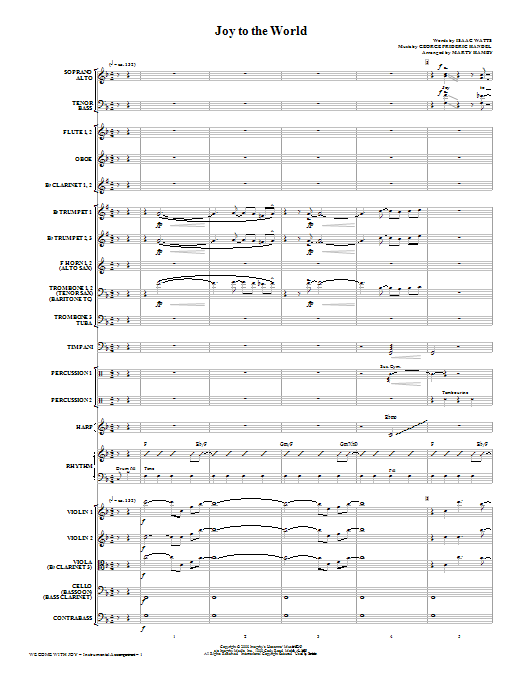 We Come With Joy Orchestration - Full Score (Choir Instrumental Pak) von Marty Hamby