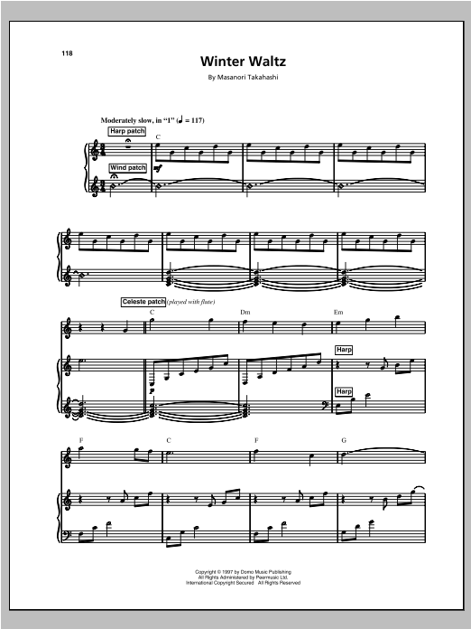 Winter Waltz (Piano & Vocal) von Kitaro