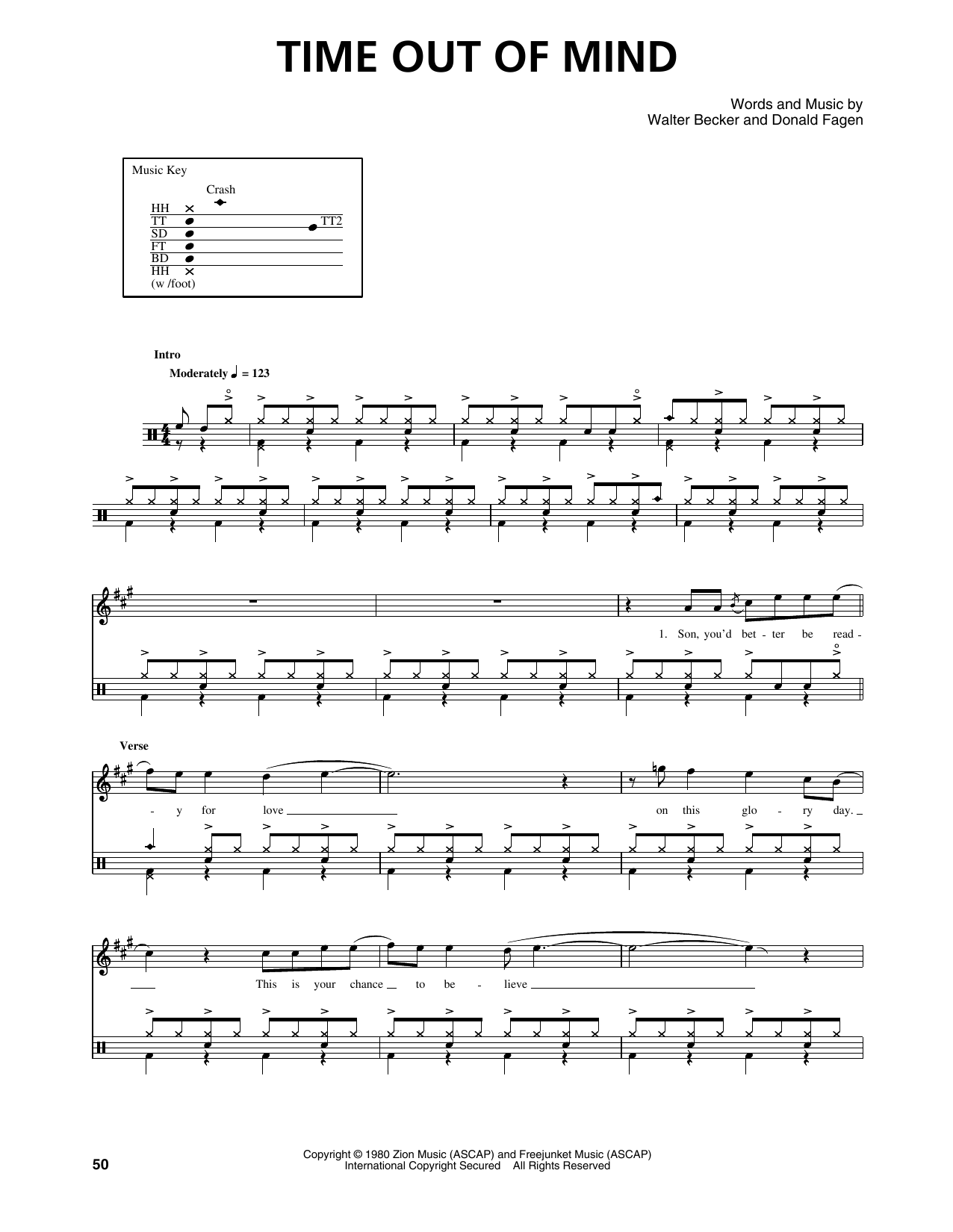Time Out Of Mind (Drums Transcription) von Steely Dan