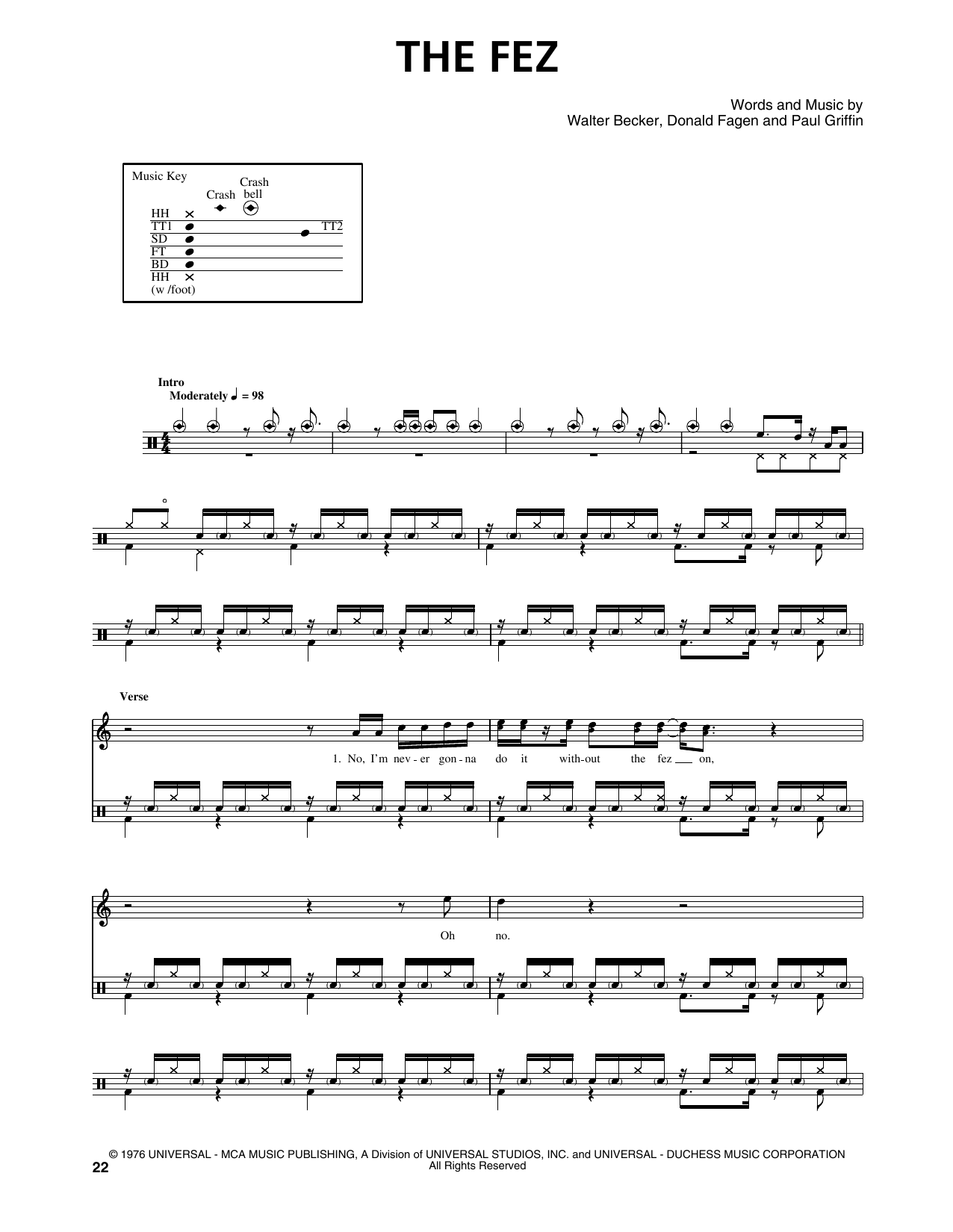 The Fez (Drums Transcription) von Steely Dan