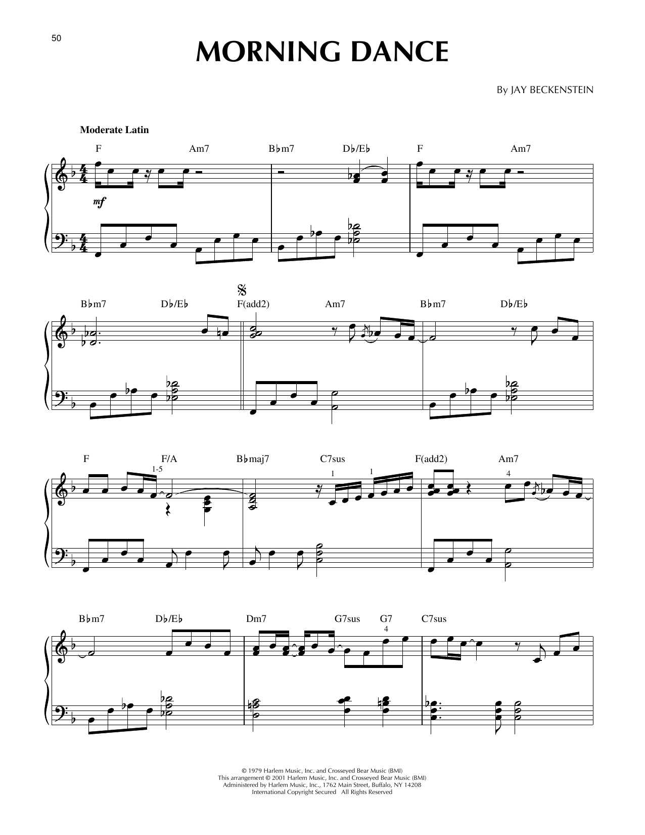 Morning Dance (arr. Larry Moore) (Piano Solo) von Spyro Gyra