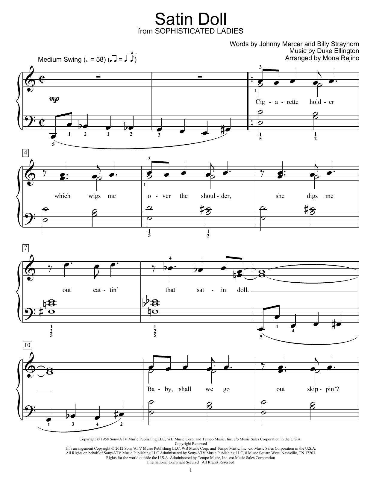 Satin Doll (Educational Piano) von Duke Ellington