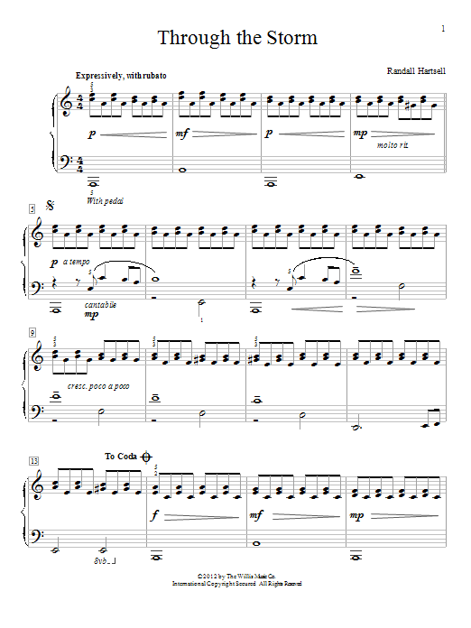 Through The Storm (Educational Piano) von Randall Hartsell