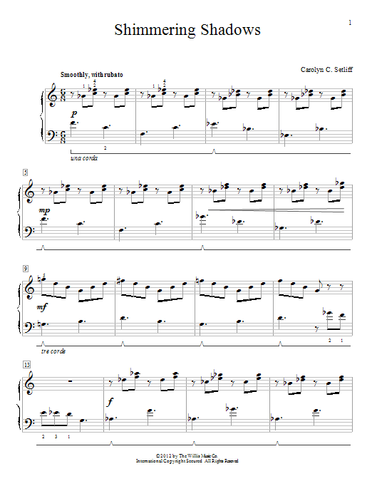 Shimmering Shadows (Educational Piano) von Carolyn C. Setliff