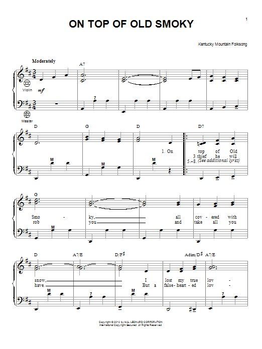 On Top Of Old Smoky (Accordion) von Gary Meisner