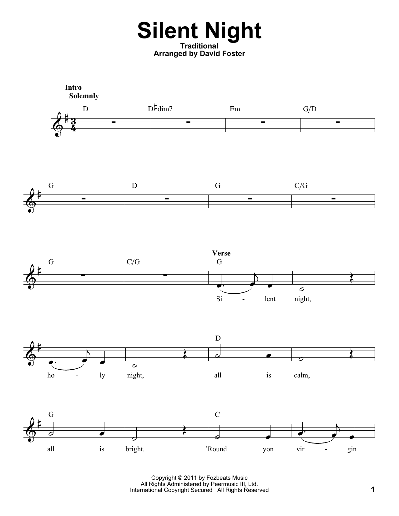 Silent Night (Pro Vocal) von Michael Bubl