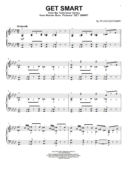 Get Smart (Piano Solo) von Irving Szathmary