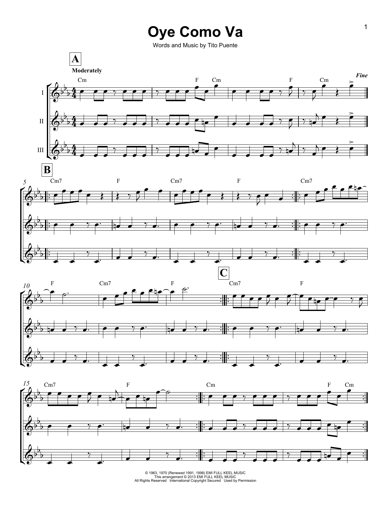 Oye Como Va (Ukulele Ensemble) von Santana
