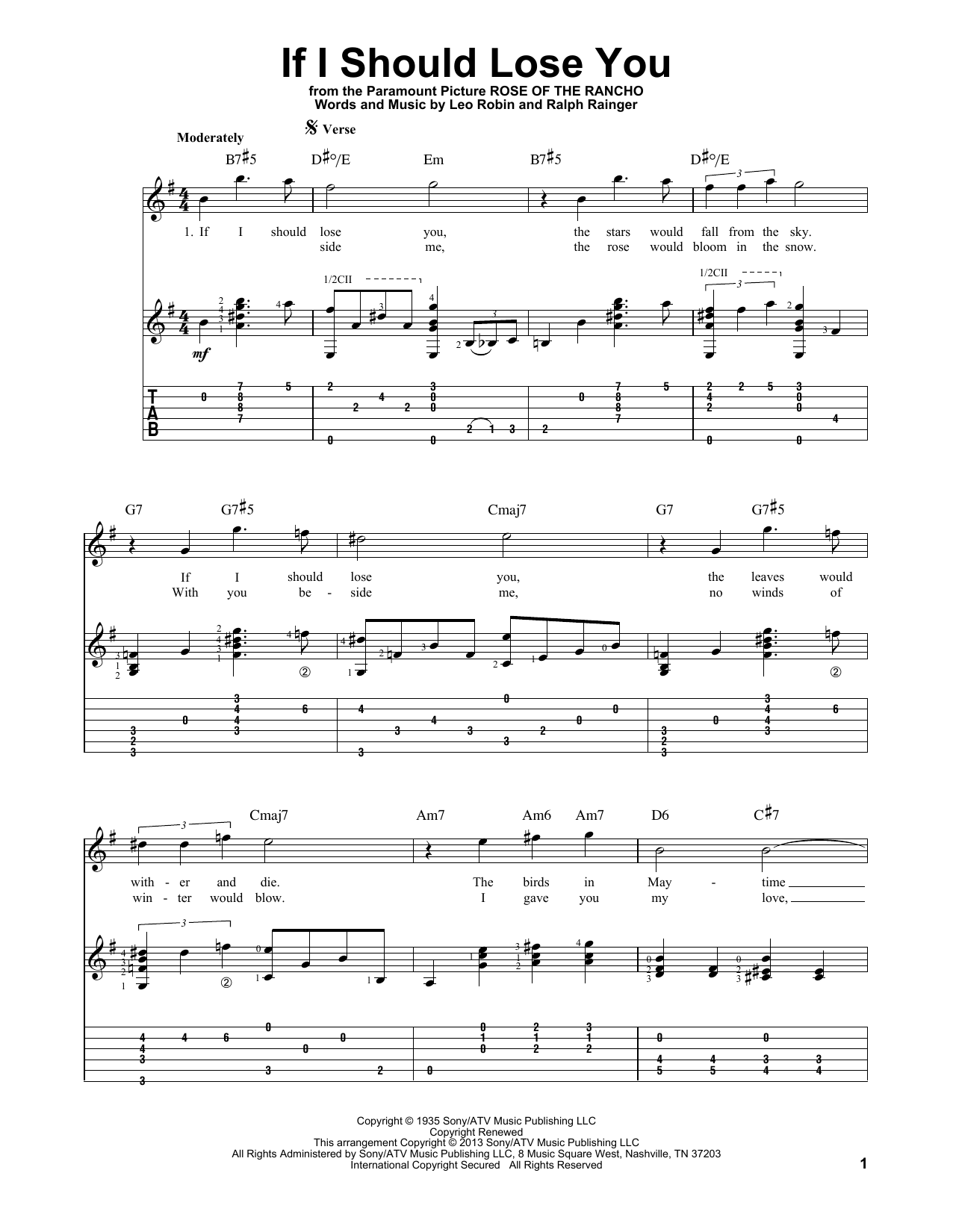 If I Should Lose You (Solo Guitar) von Phineas Newborn