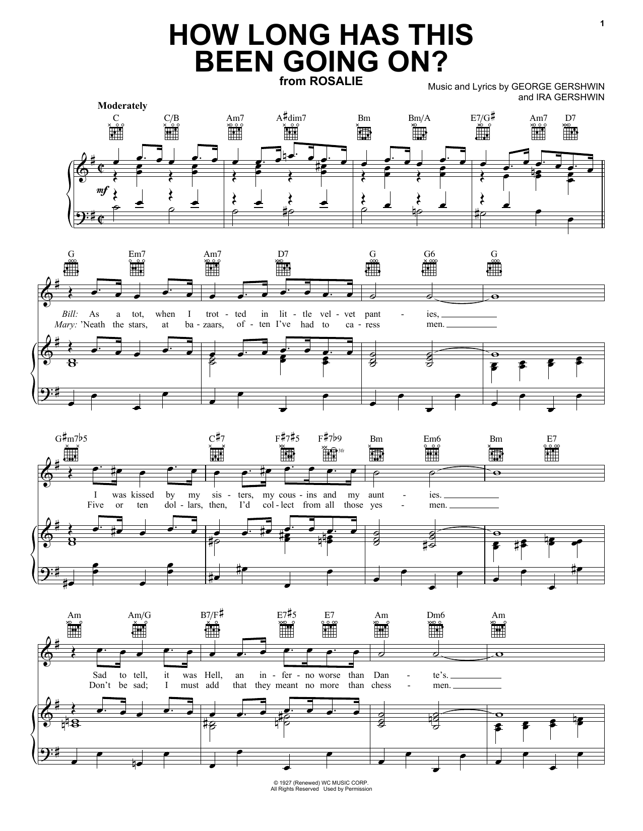 How Long Has This Been Going On? (Piano, Vocal & Guitar Chords (Right-Hand Melody)) von Ira Gershwin