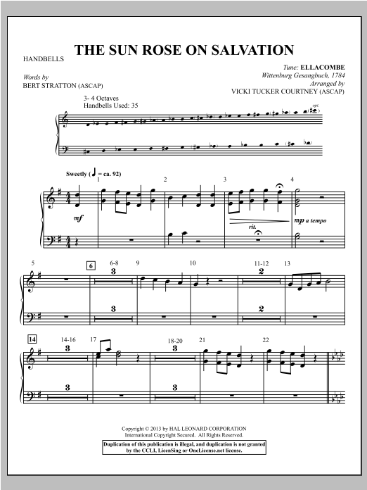 The Sun Rose On Salvation (Percussion Solo) von Vicki Tucker Courtney