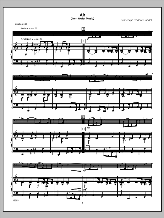 Wedding Masterworks - Trombone - Piano/Score (Brass Solo) von Halferty