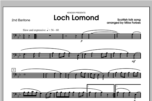 Loch Lomond - Baritone 2 (Brass Ensemble) von Forbes