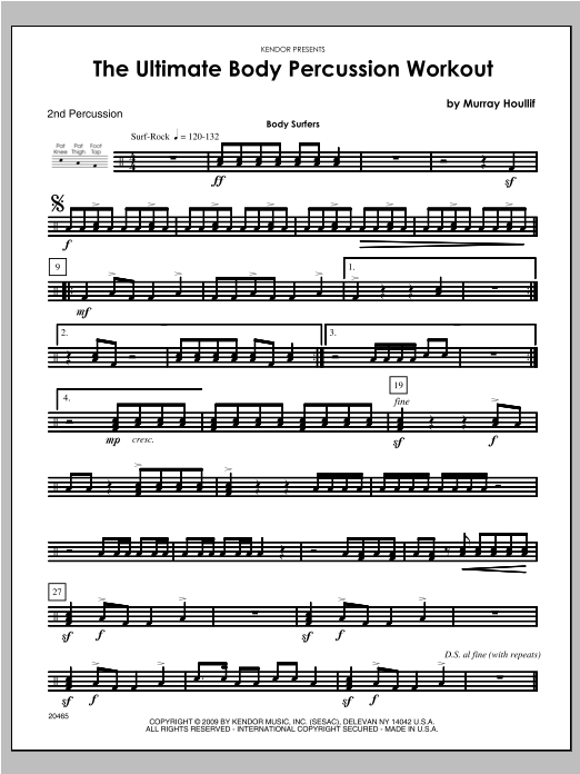 Ultimate Body Percussion Workout, The - Percussion 2 (Percussion Ensemble) von Houllif