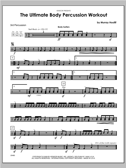 Ultimate Body Percussion Workout, The - Percussion 3 (Percussion Ensemble) von Houllif