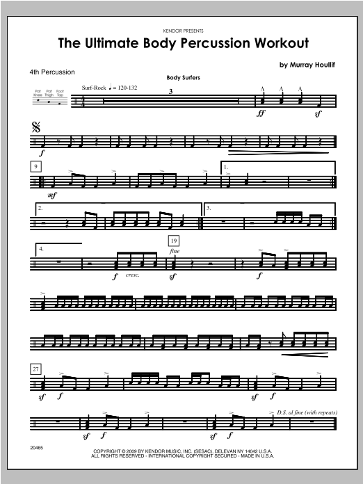 Ultimate Body Percussion Workout, The - Percussion 4 (Percussion Ensemble) von Houllif