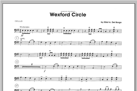 Wexford Circle - Cello (Orchestra) von Del Borgo