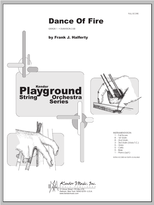 Dance Of Fire - Full Score (Orchestra) von Halferty