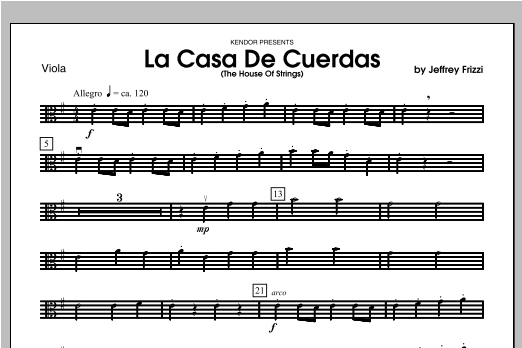 La Casa De Cuerdas (The House Of Strings) - Viola (Orchestra) von Frizzi