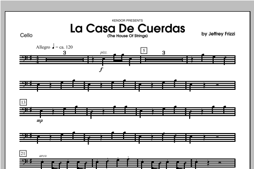 La Casa De Cuerdas (The House Of Strings) - Cello (Orchestra) von Frizzi