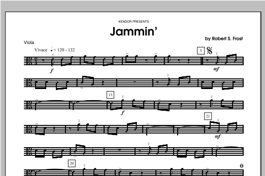 Jammin' - Viola (Orchestra) von Frost