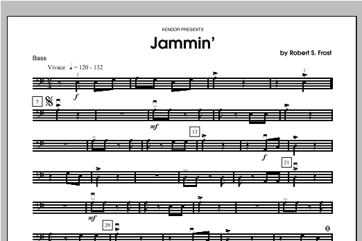 Jammin' - Bass (Orchestra) von Frost
