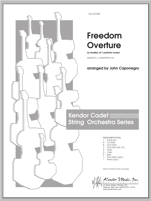 Freedom Overture - Full Score (Orchestra) von Caponegro