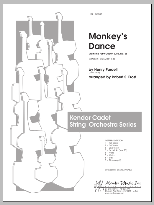 Monkey's Dance (from The Fairy Queen Suite, No. 2) - Full Score (Orchestra) von Frost