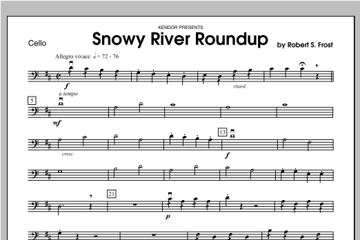Snowy River Roundup - Cello (Orchestra) von Frost