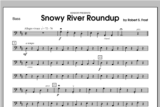 Snowy River Roundup - Bass (Orchestra) von Frost