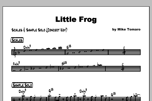 Little Frog - Featured Part (Jazz Ensemble) von Tomaro