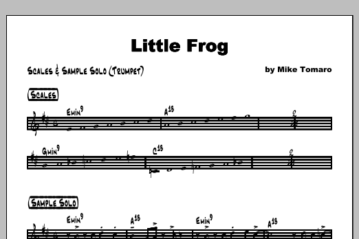 Little Frog - Featured Part (Jazz Ensemble) von Tomaro