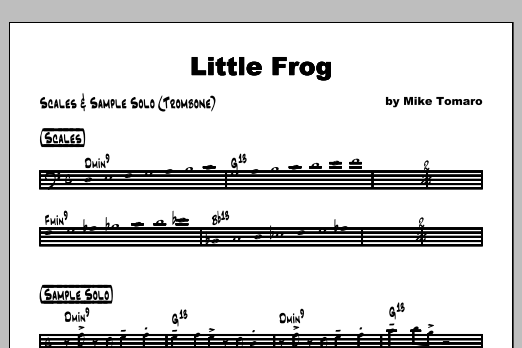 Little Frog - Featured Part (Jazz Ensemble) von Tomaro