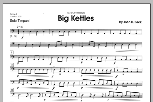 Big Kettles (Percussion Solo) von Beck