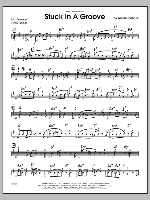 Stuck In A Groove - Featured Part (Jazz Ensemble) von Niehaus