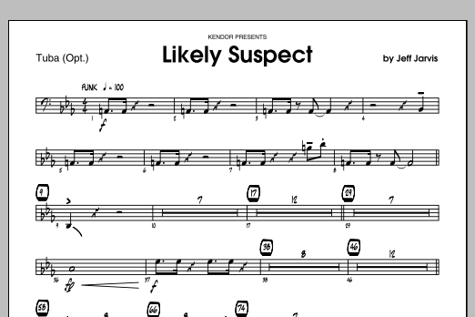 Likely Suspect - Tuba (Jazz Ensemble) von Jarvis
