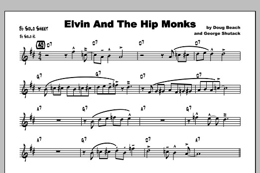 Elvin And The Hip Monks - Featured Part (Jazz Ensemble) von Beach, Shutack