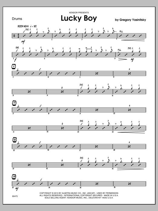 Lucky Boy - Drums (Jazz Ensemble) von Yasinitsky