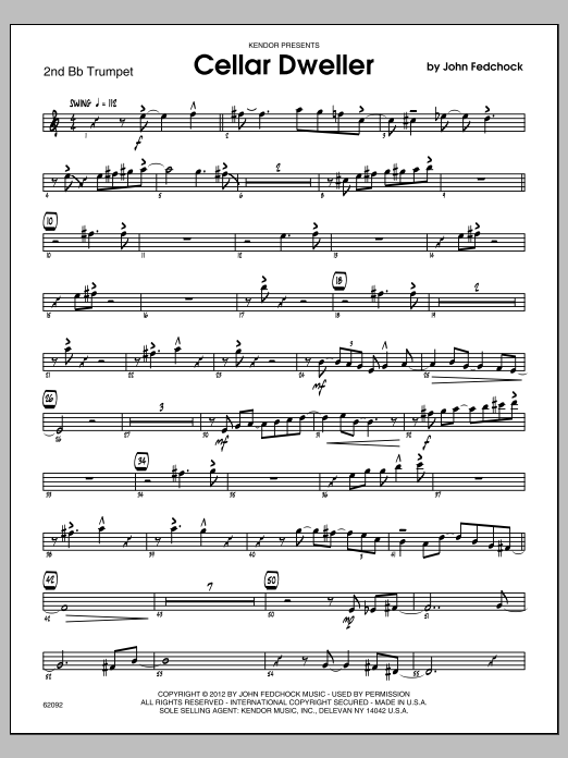 Cellar Dweller - Trumpet 2 (Jazz Ensemble) von Fedchock