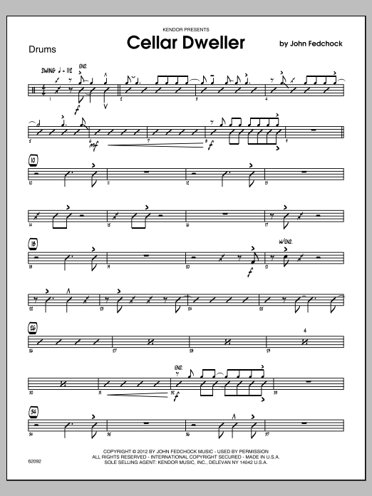 Cellar Dweller - Drums (Jazz Ensemble) von Fedchock