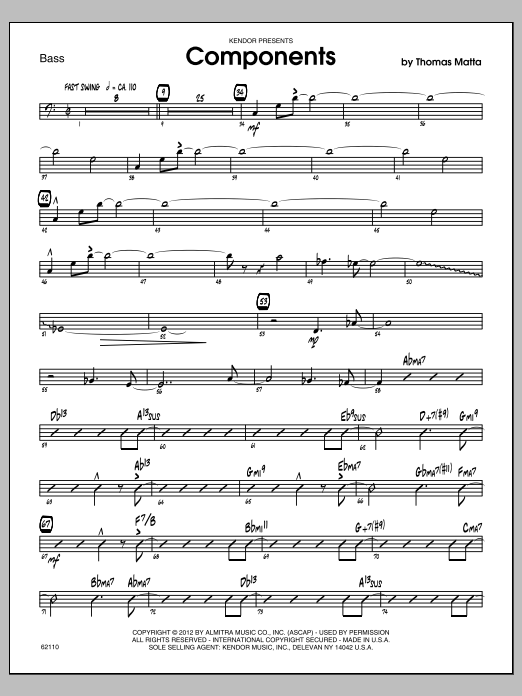 Components - Bass (Jazz Ensemble) von Matta