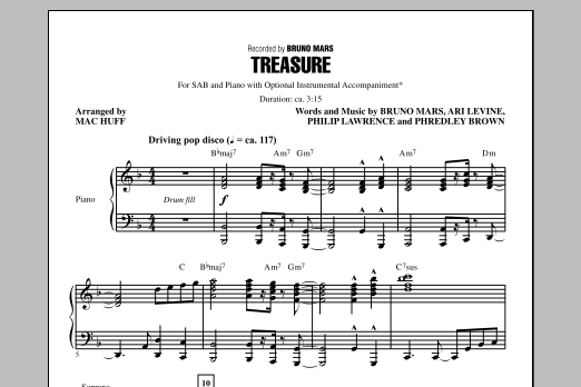 Treasure (SAB Choir) von Mac Huff