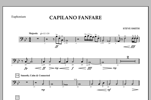 Capilano Fanfare (Digital Only) - Euphonium B.C. (Concert Band) von Steve Smith